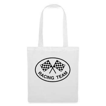 Racing Team, monochrome - Tote Bag - white - Front