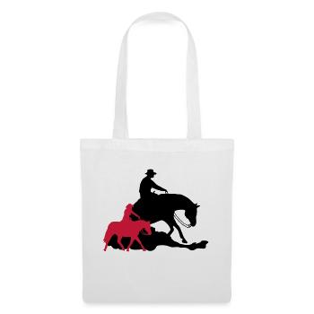 Reining vs Ranch Riding - Sac en tissu - blanc - Devant