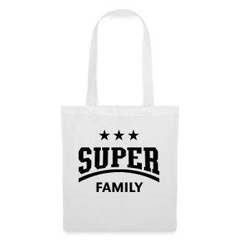 Super Family (Family / Father / Mother / Children) - Tote Bag - white - Front