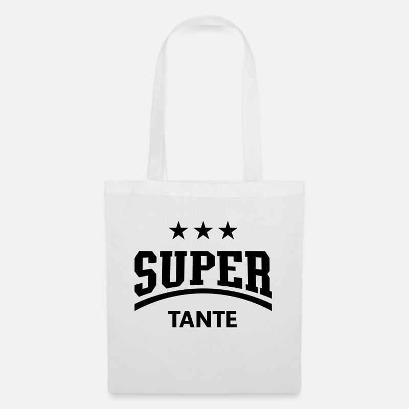 Super Tante - Stoffbeutel - Weiß