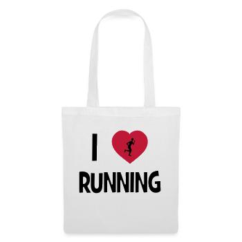 I Love Running - Tote Bag - white - Front