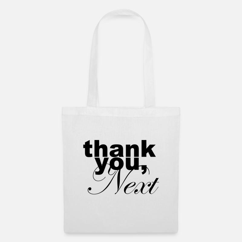thank you, next - Stoffbeutel - Weiß