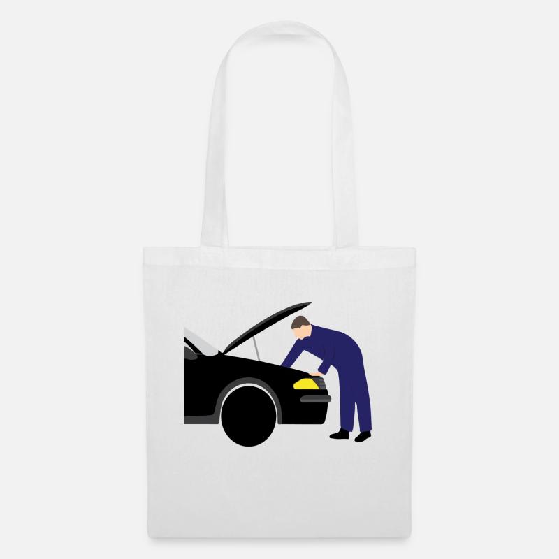 mechanic Automeachinker Workshop 3 687 - Tote Bag - white