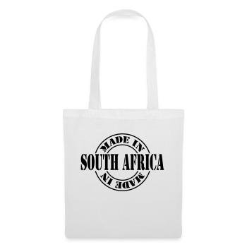 made in south africa m1k2 - Stoffbeutel - Weiß - Vorne