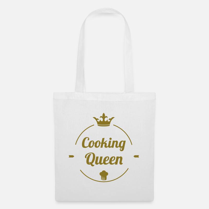Cooking Queen - Stoffbeutel - Weiß