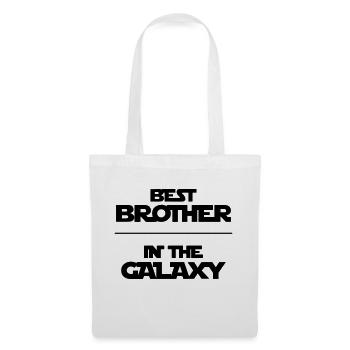 Best Brother In Galaxy - Stoffbeutel - Weiß - Vorne