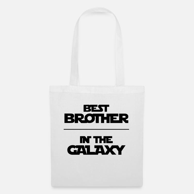Best Brother In Galaxy - Stoffbeutel - Weiß