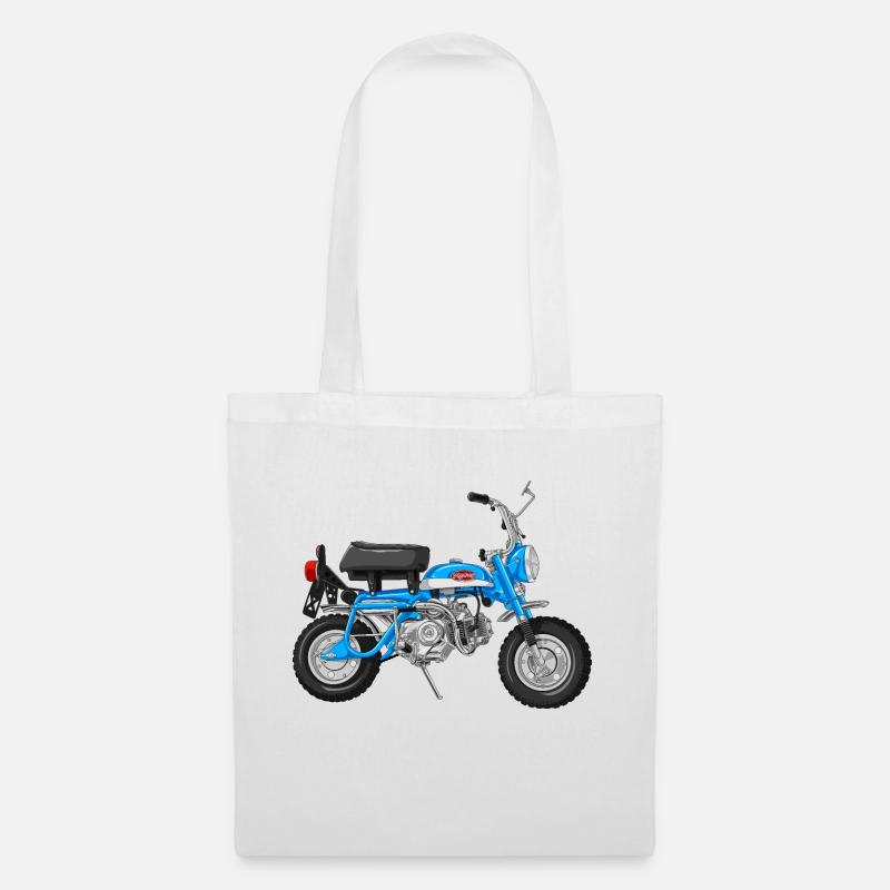 Monkey Z50A DE | candy sapphire blue - Tote Bag - white