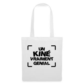 Kiné / Kinesitherapeute / Kinésithérapie / Masseur - Sac en tissu - blanc - Devant