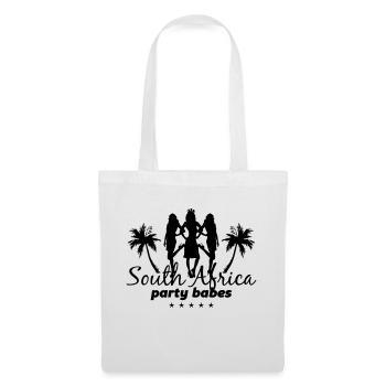 south africa party babes - Stoffbeutel - Weiß - Vorne