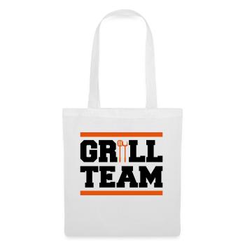 grill team design - Stoffbeutel - Weiß - Vorne