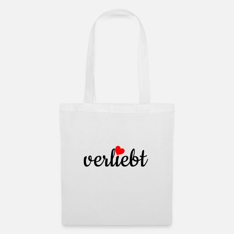 verliebt - Stoffbeutel - Weiß