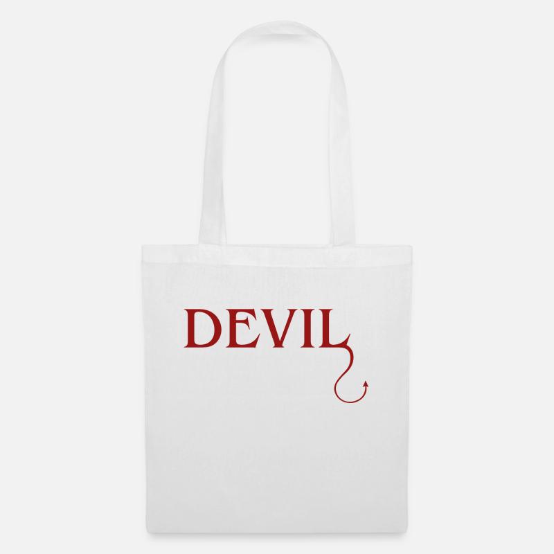 Diable - Sac en tissu - blanc