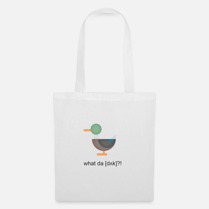 What da Duck - Tote Bag - white