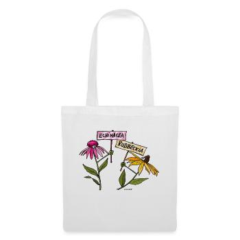 chapeau de soleil - Sac en tissu - blanc - Devant