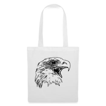 Eagle Head - Royal Vector Bird of Prey - Tote Bag - white - Front