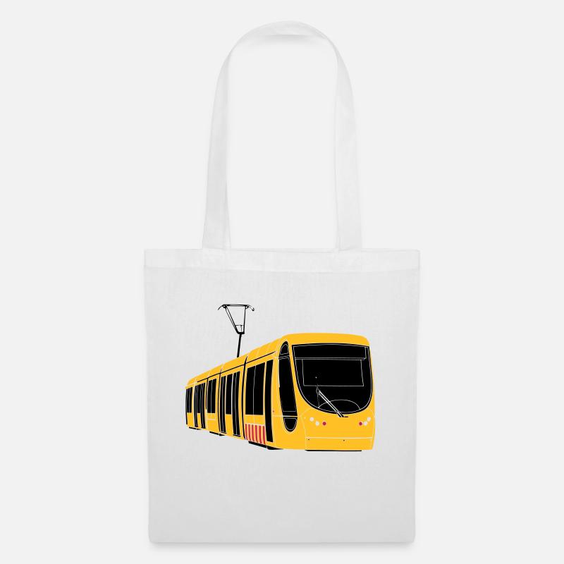 Mulhouse tram - Tote Bag - white