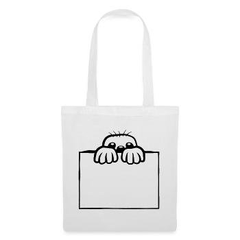 Shield Mole Design - Tote Bag - white - Front