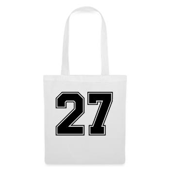 27 - Sac en tissu - blanc - Devant