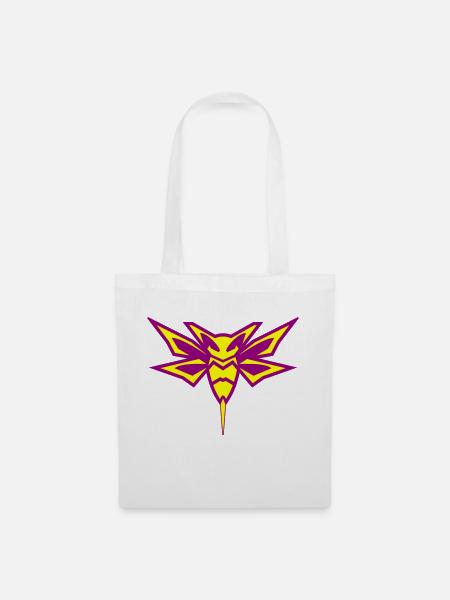 frelon frelon - Sac en tissu - blanc