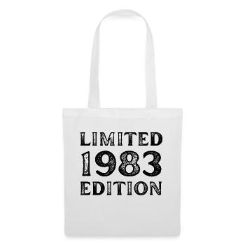 1983 LIMITED EDITION ANNIVERSAIRE METAL FER GRIS - Sac en tissu - blanc - Devant