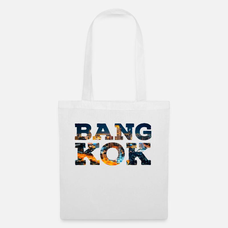Bangkok - Stoffbeutel - Weiß