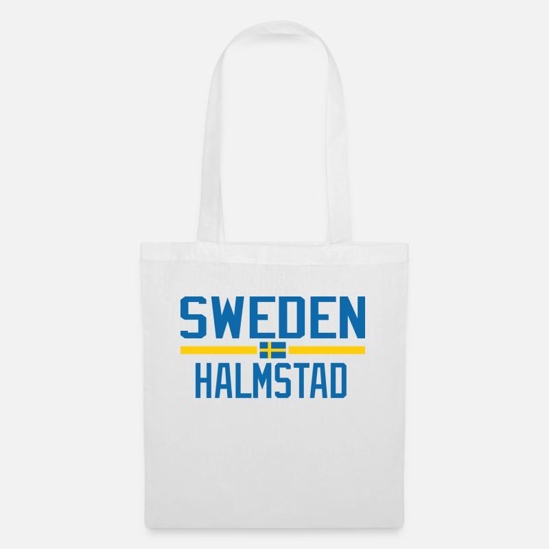 Schweden Halmstad - Stoffbeutel - Weiß