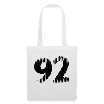 92 number jersey - Tote Bag - white - Front