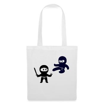 Ninjas - Sac en tissu - blanc - Devant