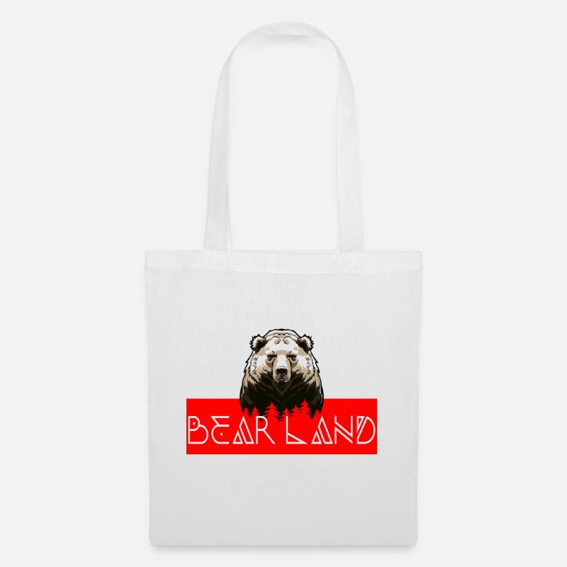 bear - Stoffbeutel - Weiß