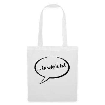 is wie s is Blase - Stoffbeutel - Weiß - Vorne