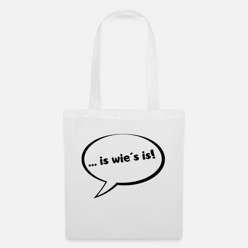 is wie s is Blase - Stoffbeutel - Weiß
