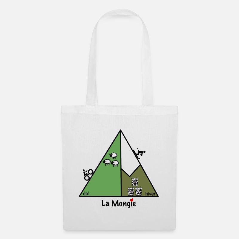 La Mongie - Stoffbeutel - Weiß