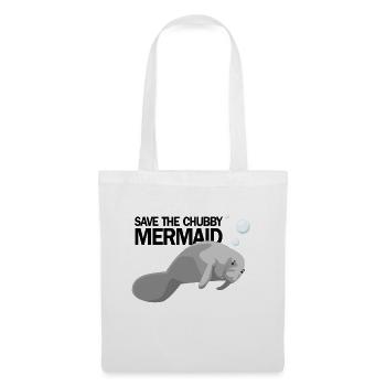 SAVE THE CHUBBY MERMAID AKA MANATEE - Tote Bag - white - Front