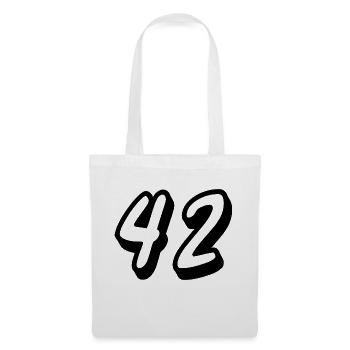 42 - Tote Bag - white - Front