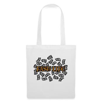Vie rapide - Sac en tissu - blanc - Devant