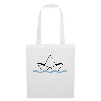 Paper Ship - Tote Bag - white - Front