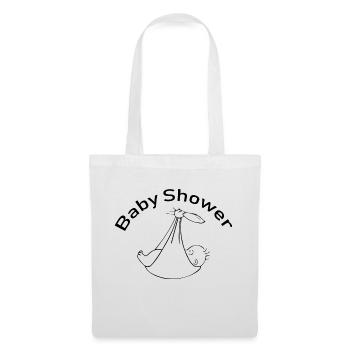 Grossesse Baby shower Babyshower Boy Girl - Sac en tissu - blanc - Devant