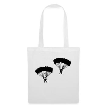 Parachutiste - Sac en tissu - blanc - Devant
