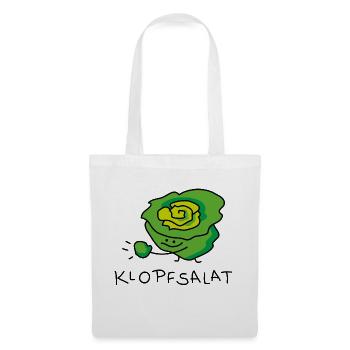 Salat lustig - Stoffbeutel - Weiß - Vorne