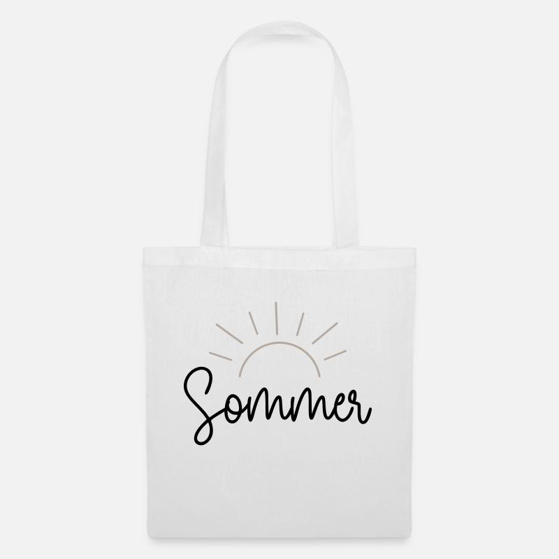 Été - Sac en tissu - blanc