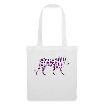 Couleur du lion - Sac en tissu - blanc - Devant