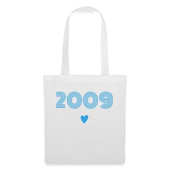 Born in 2009 boy - Tote Bag - white - Front