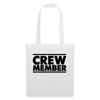 Membre d’équipage - Sac en tissu - blanc - Devant