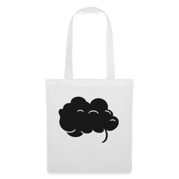 Schwarze Wolke - Stoffbeutel - Weiß - Vorne