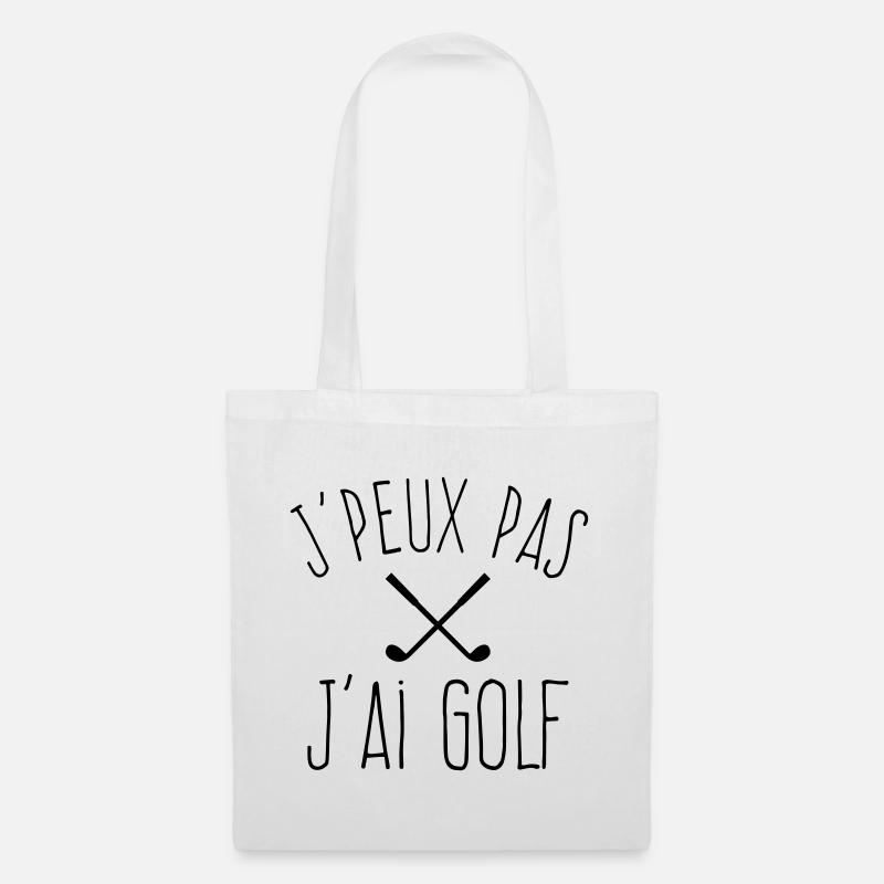 J'peux pas j'ai golf  - Sac en tissu - blanc