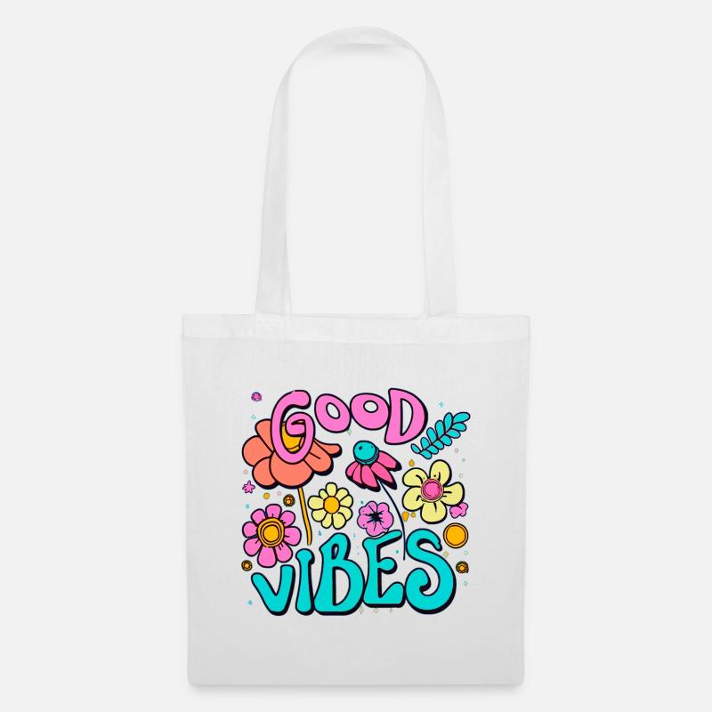 Vibes - Stoffbeutel - Weiß