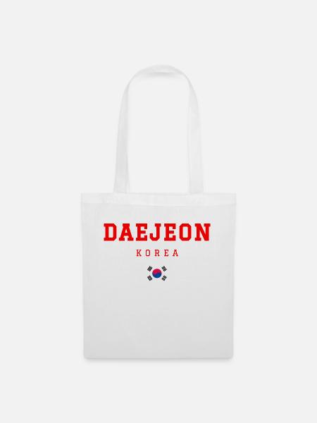 Daejeon Korea - Stoffbeutel - Weiß