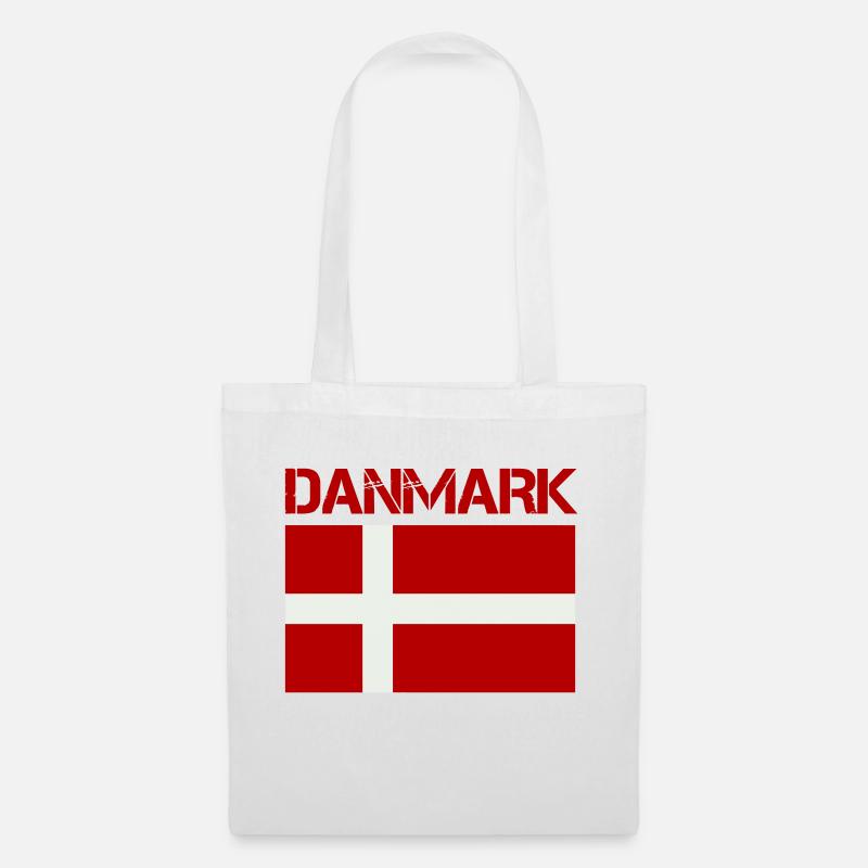 danmark - Stoffbeutel - Weiß