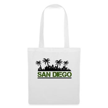 san diego - Stoffbeutel - Weiß - Vorne